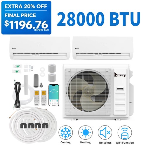 28000 btu zone ductless - 28000,