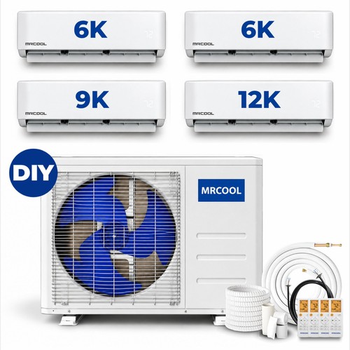 Four zone mini - ac, heat