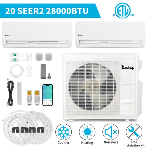 28000 btu dual zone mini - dual, 2